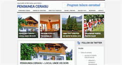 Desktop Screenshot of pensiuneacerasu.ro